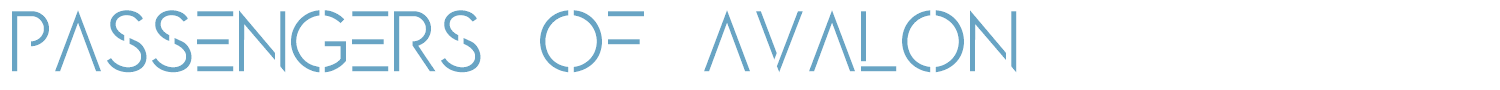 sample PASSENGERS OF AVALON font